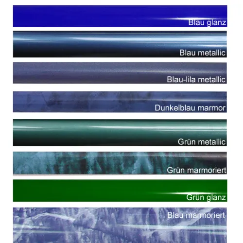Kunststoffrahmen 18 x 18 cm Blau, Grün