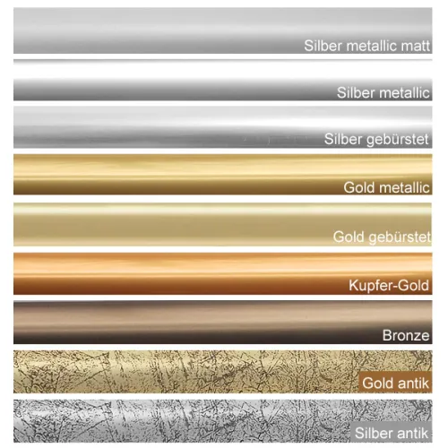 Farbauswahl: gold, silber