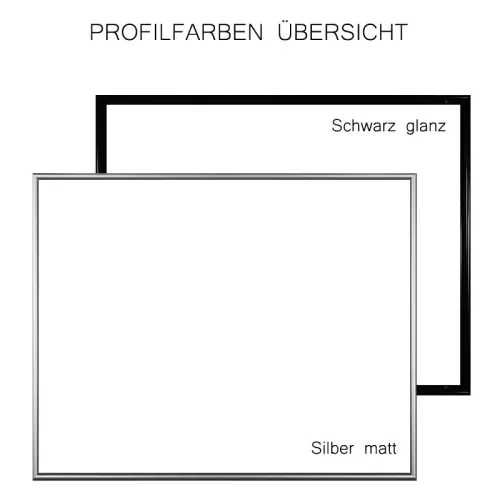 Aluminium Bilderrahmen 100x20 / 20x100 cm NEO