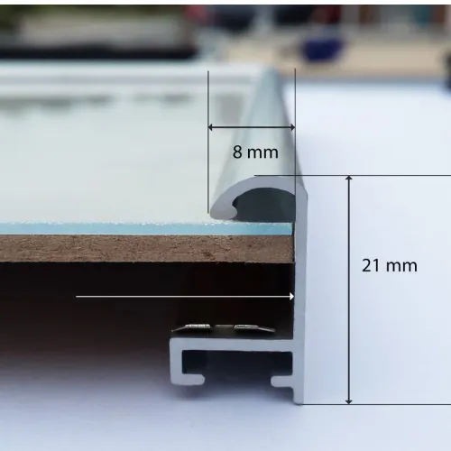 Aluminium Bilderrahmen NEO - quadratische Formate