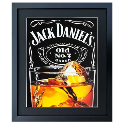 Bild mit Rahmen Wandbild Jack Daniel`s Old No. 7
