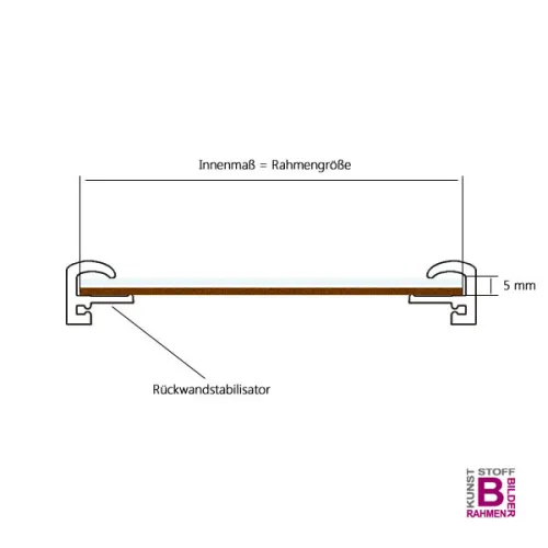 Bilderrahmen 15x45 cm, Classic