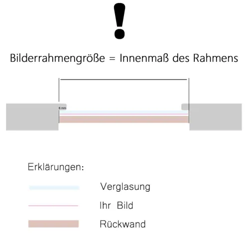 Bilderrahmen aus Holz Lars