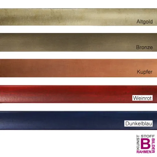 Akademia Rahmen 70 x 100 altgold, bronze, kupfer, weinrot, blau