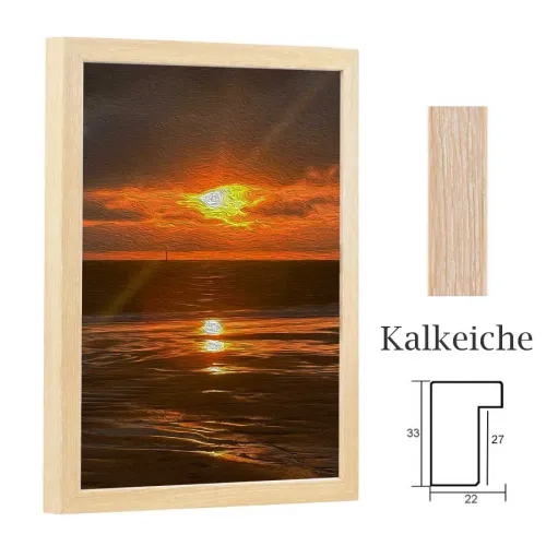 Leerrahmen, Holzrahmen für Keilrahmen Lars in Kalkeiche