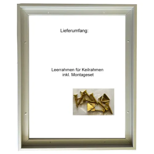 Lieferumfang Max Leerrahmen ohne Leinwand