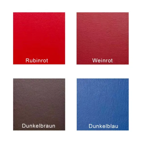 Passepartout rot, blau braun