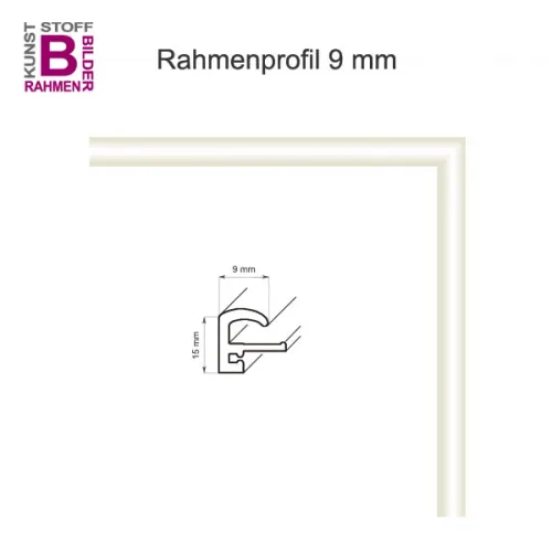 Rahmen 21x21 cm schwarz/ weiß, Classic