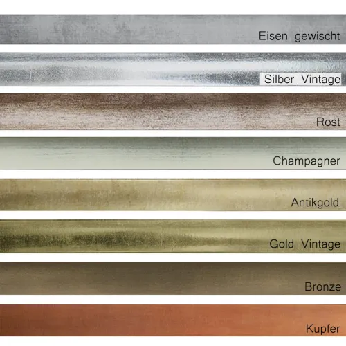 Bilderrahmen mit Passepartout Diamond Painting silber, vinatge, gold, antikgold, bronze, kupfer