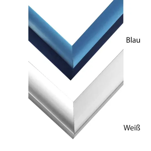 Alurahmen Triptychon Norden in Blau und Weiß