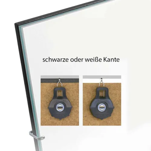 Wechsel-Bildhalter randlos 100x100 cm