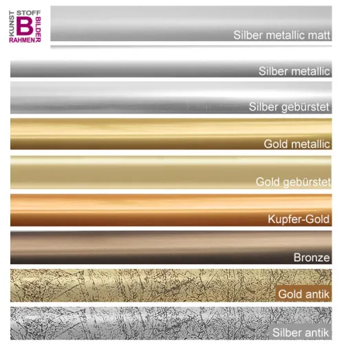 Farben Silber, Gold, Antik