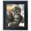 Bild mit Rahmen Wandbild Schwarzer Gorilla