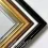 Kunststoffrahmen 100x25 / 25x100 cm, halbrundes Profil Jumbo