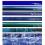 Farben blau, grün