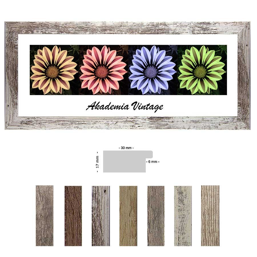 panorama bilderrahmen 70 x 20 cm akademia vintage