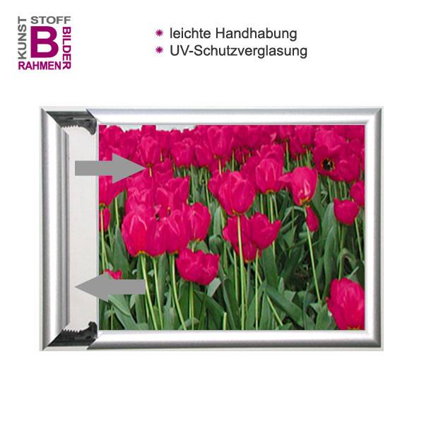 WANDStyle fotolijst blauw DIN A5 15x21 cm van hout in vintage stijl met