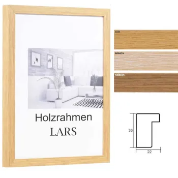 Bilderrahmen aus Holz Lars