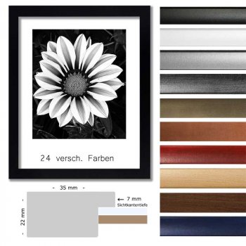 Bilderrahmen 22 Farben ab 44x120 bis 44x130 cm Foto Panorama Poster Rahmen Neu