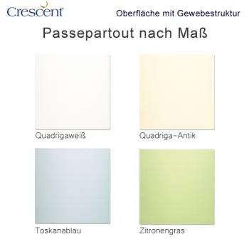 Passepartout mit Gewebestruktur 1,7 mm nach Maß