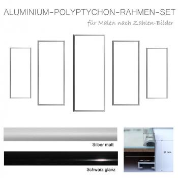 Polyptychon Aluminium Rahmen-Set NEO - verschiedene Formate