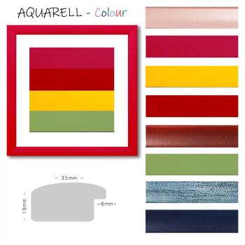 Bunter MDF Rahmen Aquarell Colour 25 x 25 cm