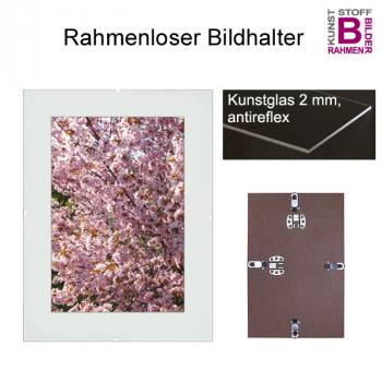 Rahmenloser Bildhalter, Cliprahmen, Glasrahmen DIN A2 - 42x59,4 cm