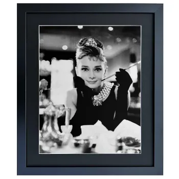 Wandbild Audrey Hepburn Frühstück bei Tiffany