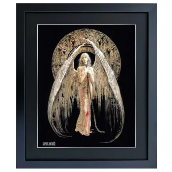 Wandbild, Bild mit Rahmen White Angel, Luis Royo