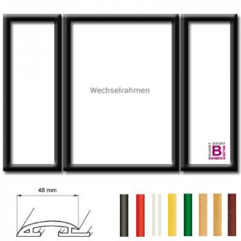 Wechselrahmen Triptychon (2x 20x50 + 1x 40x50 cm), Modern