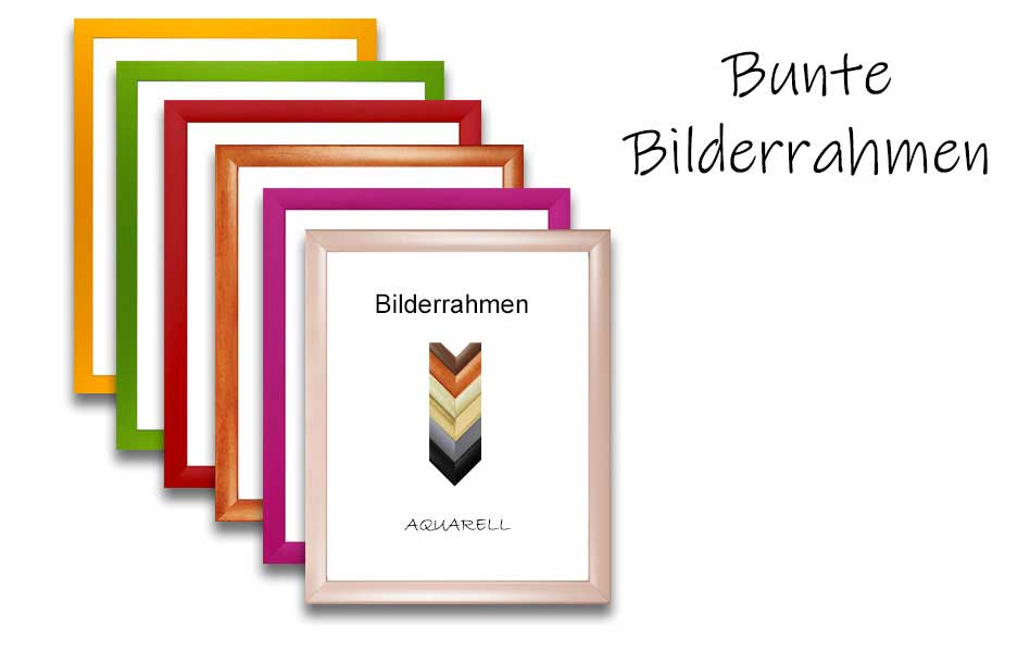 Bilderrahmen bunt aus MDF online kaufen