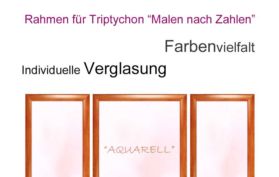Bilderrahmen Triptychon