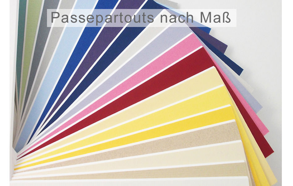 Passepartouts als Sonderanfertigung, nach Maß